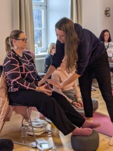 Moment aus einem Retreat der Akademie für Lebendigkeit