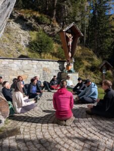 Moment aus einem Retreat der Akademie für Lebendigkeit